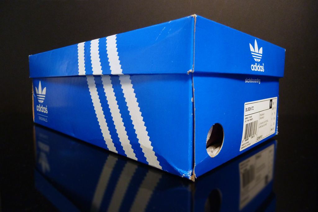 blue adidas box